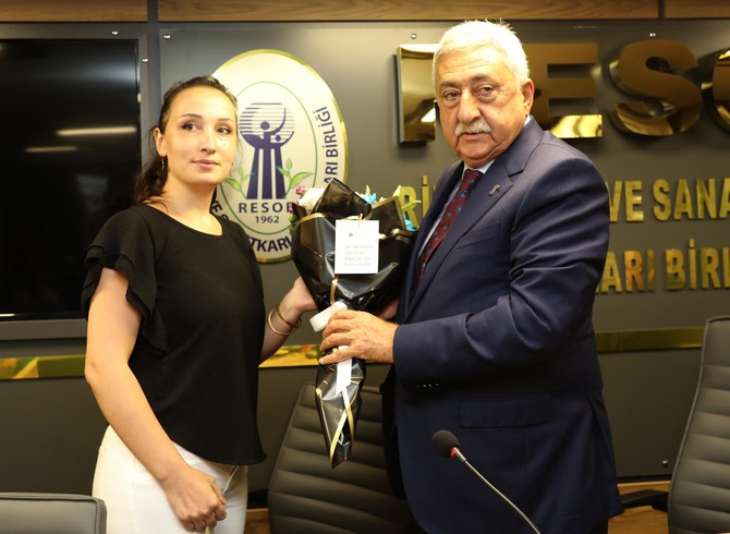 TESK Genel Başkanı Palandöken'den, Rize'de esnaf odasına ziyaret