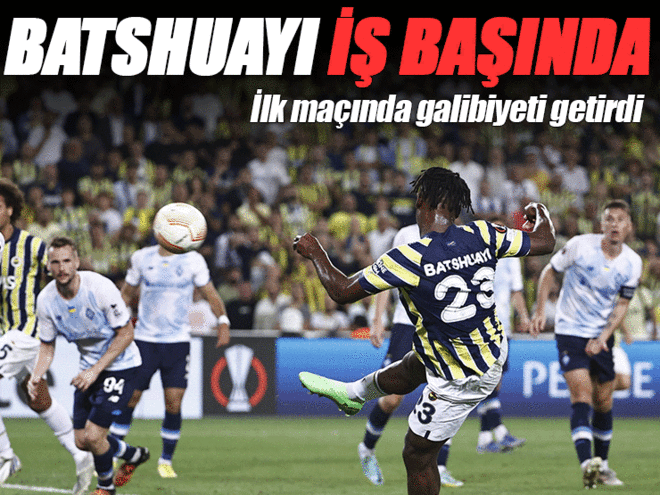 Fenerbahçe-Dinamo Kiev Kadıköye Gömdü: 2-1