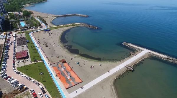 Karadeniz’de uygulanan projeyle kum plajlar genişliyor, sahiller eskiye dönüyor
