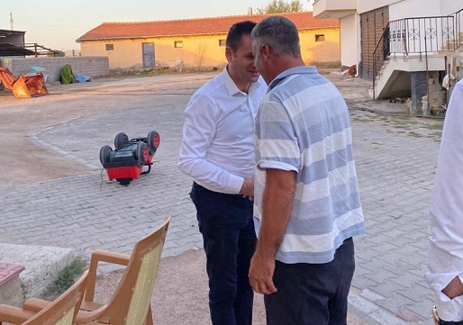 BAŞKAN ERTÜRK KÖYLÜLERİN SORUNLARINI DİNLEDİ