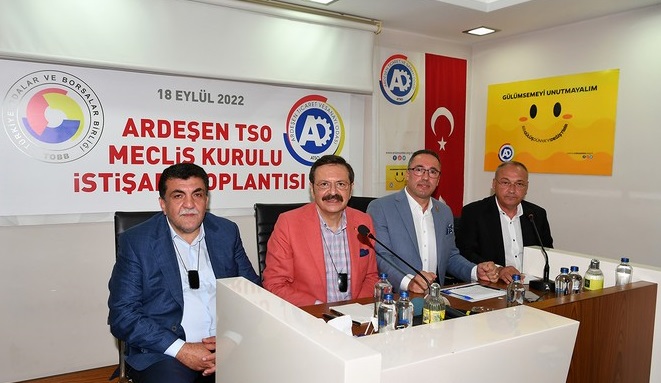 TOBB Başkanı Hisarcıklıoğlu Pazar ve Ardeşen TSO’yu Ziyaret Etti