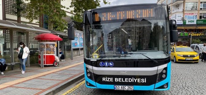 Bir zamda Rize-Trabzon Otobüs Seferlerine Yapılıyor
