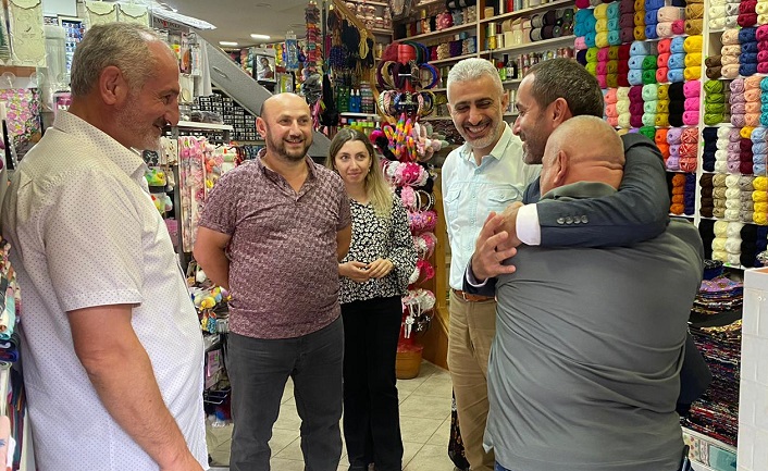 İl Başkanı Âlim Esnaf Ziyaretlerine Devam Ediyor