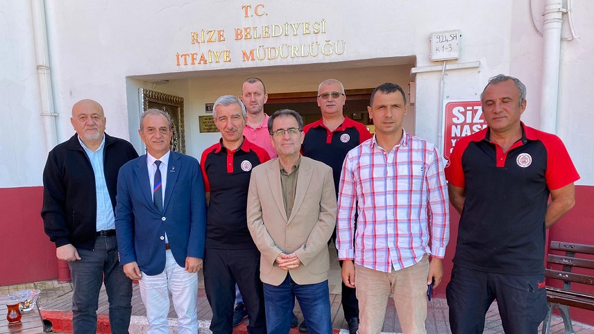 Rize CHP’ den İtfaiye Teşkilatına Ziyaret