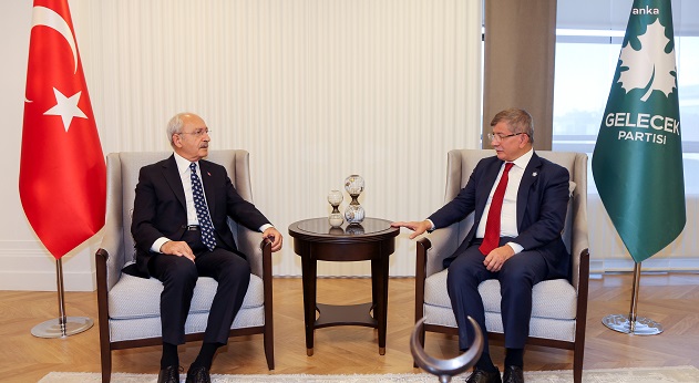 CHP LİDERİ KILIÇDAROĞLU, DAVUTOĞLU’NU ZİYARET ETTİ