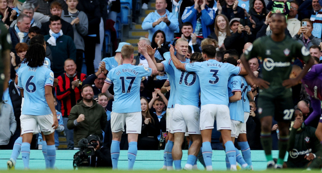 Manchester City, Southampton'ı 4 golle geçti