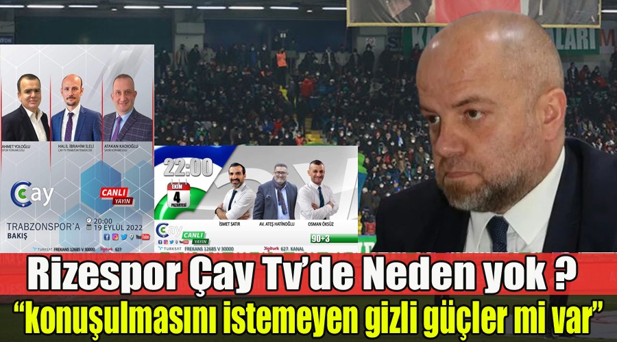 Rizespor medyadan gizleniyor mu? Sponsor mu bulunamadı?