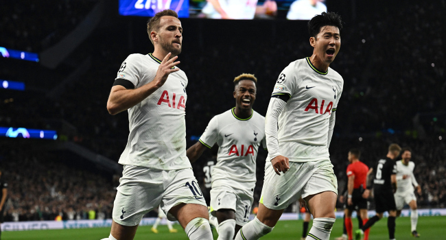 Tottenham, Eintracht Frankfurt'u müthiş ikilisiyle yıktı