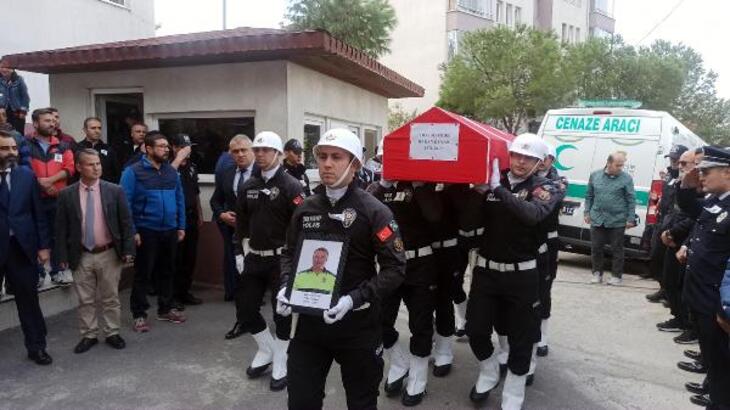 Beyin kanamasından ölen trafik polisinin cenazesi, Eskişehir'e gönderildi