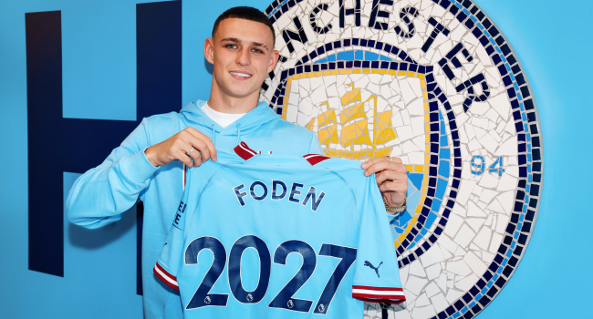 Phil Foden sözleşme uzattı