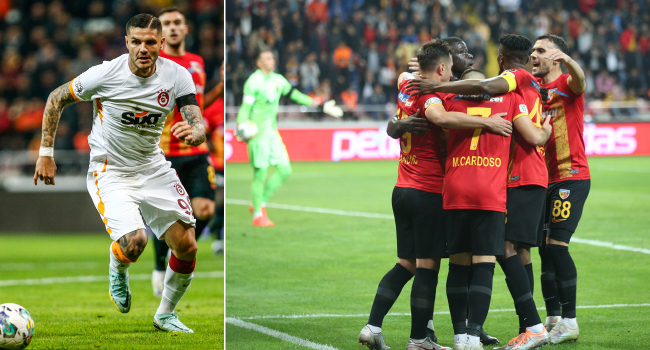 Kayserispor, Galatasaray'ı üzdü