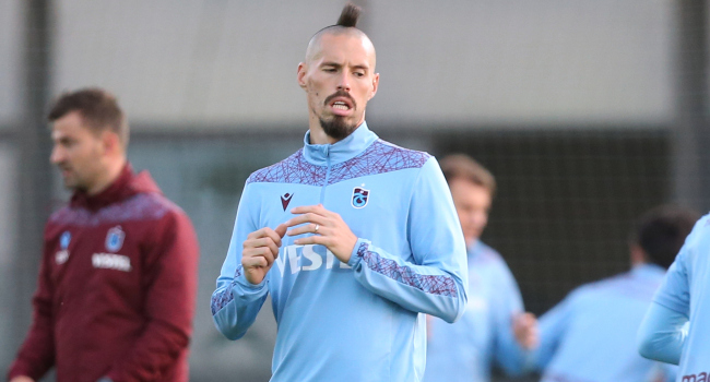 Marek Hamsik, antrenmanı yarıda bıraktı