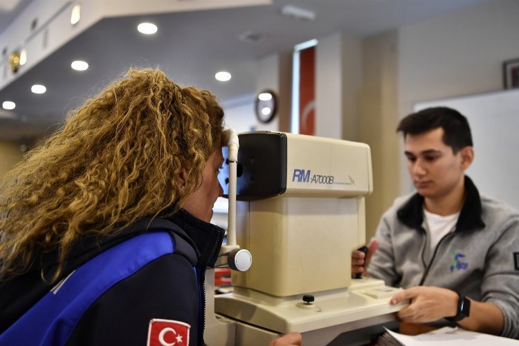 Bursa Osmangazi'de belediye personeli sağlık taramasından geçti