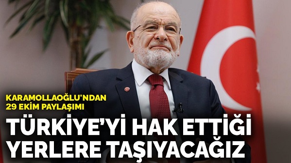 Karamollaoğlu: 