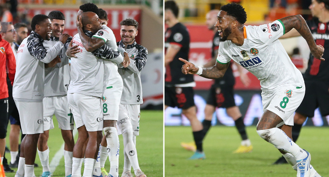 Alanyaspor 3 puanı 2 golle aldı
