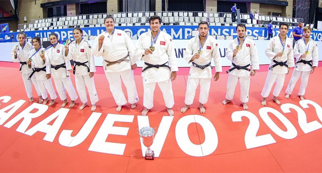 Milli judocular Avrupa şampiyonu
