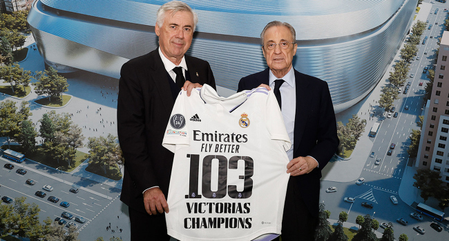 Carlo Ancelotti tarihe geçti