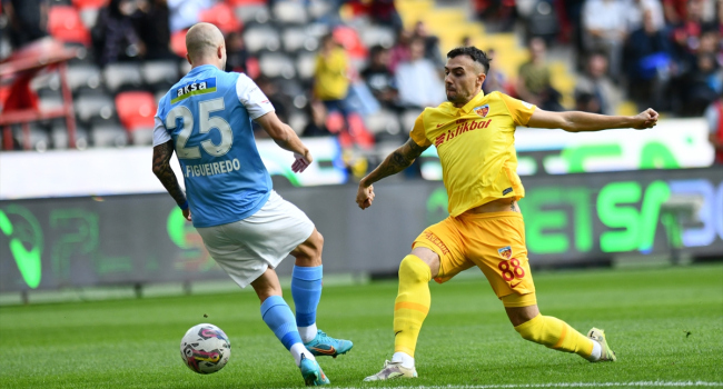 Kayserispor son dakikalarda kazandı