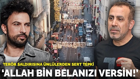 Beyoğlu'ndaki terör saldırısına ünlülerden sert tepki