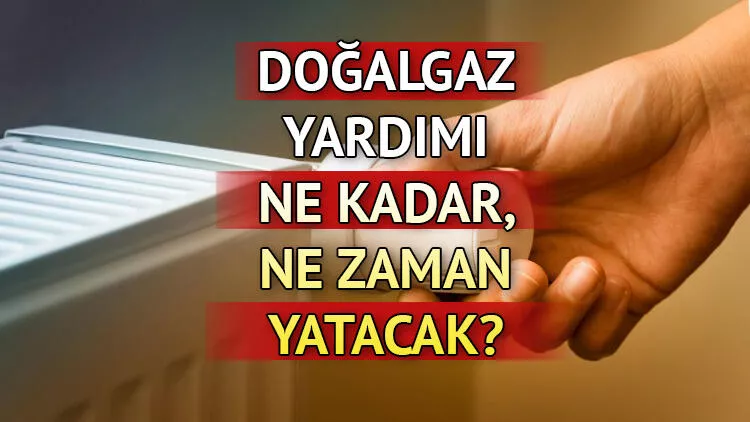 Doğal gaz yardımı ne zaman yatacak? Doğal gaz desteği ödemeleri yattı mı?