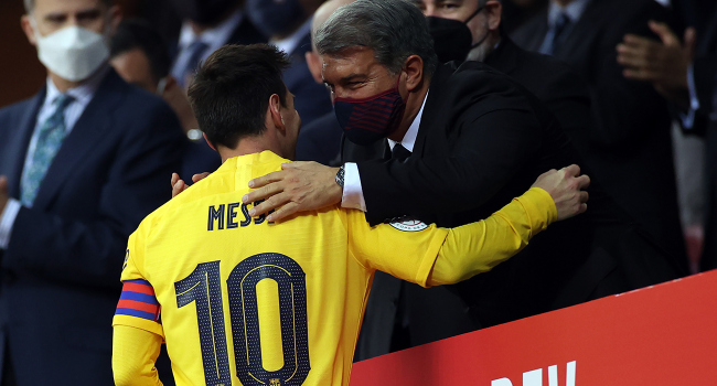 Barcelona, Messi'yi unutamadı