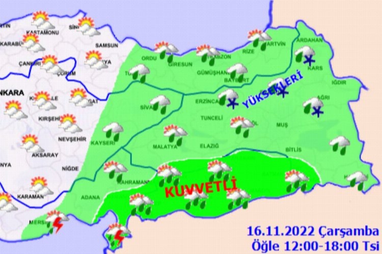 Türkiye'de bugün hava nasıl olacak? Doğuya kar geliyor