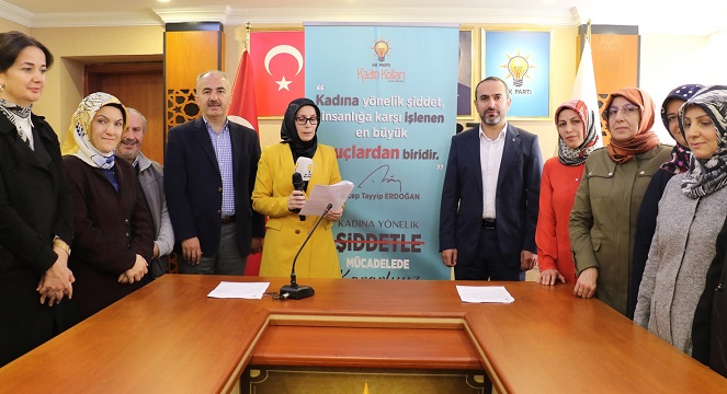 Kadına Yönelik Şiddetle Mücadele Etmekte Kararlıyız
