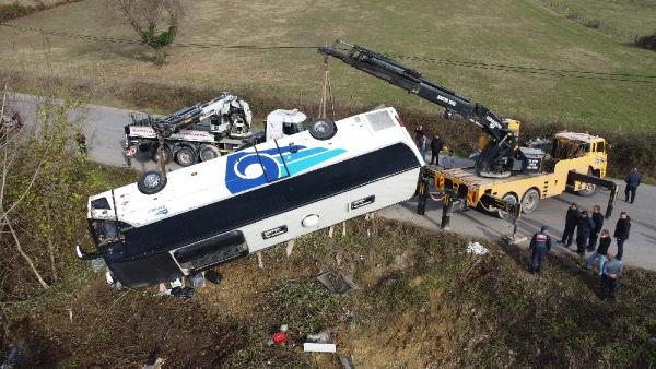 Bartın'da 40 kişinin yaralandığı otobüs kazasında şoför tutuklandı 