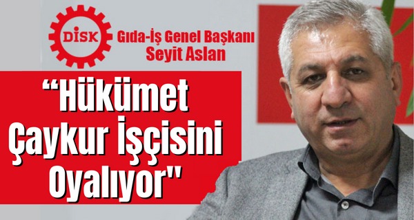 Seyit Aslan: “Hükümet Çaykur İşçisini Oyalıyor