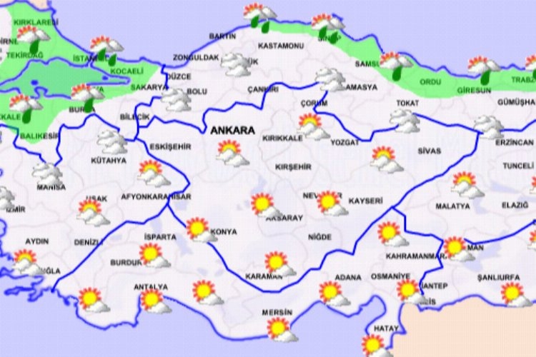 Türkiye'de bugün hava nasıl olacak? Kuzey yağışı, Marmara sisli...