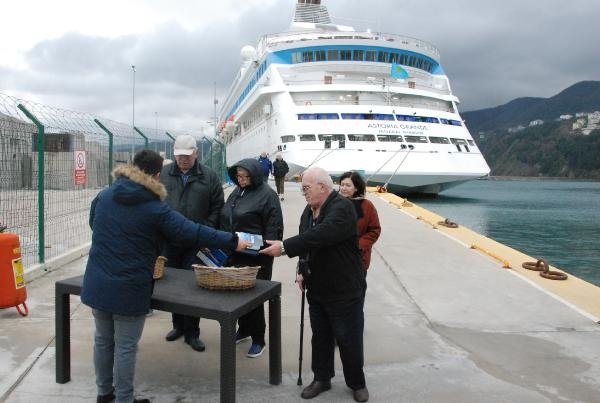 Amasra'ya kruvaziyerle 5 ayda 5 bin 183 turist 