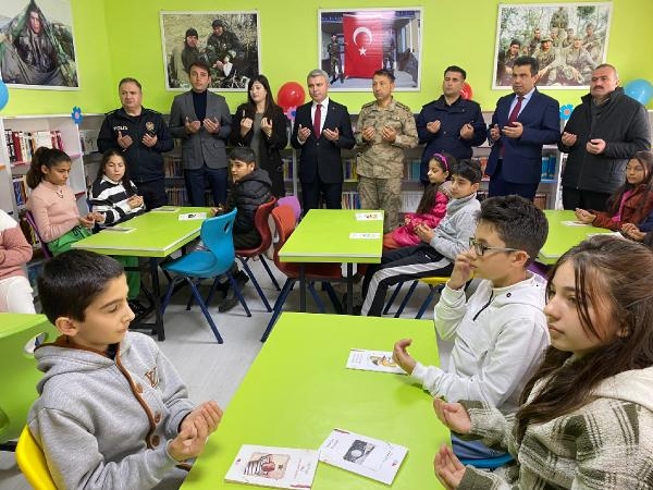Şehidin ismini kütüphanede yaşattılar