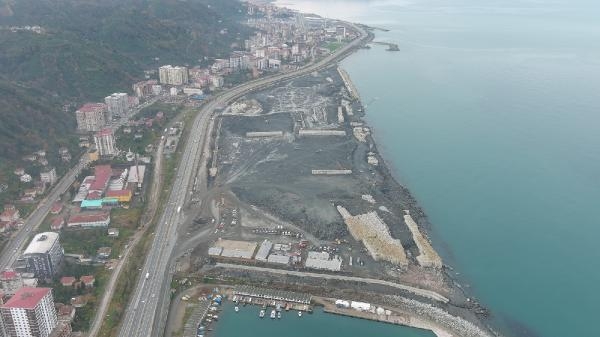Türkiye yüz ölçümünü değiştiren hastane deniz dolgusu, uydu fotoğraflarında