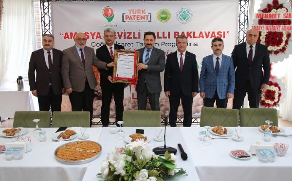 Amasya cevizli ballı baklavası tatlısına coğrafi işaret tescili 