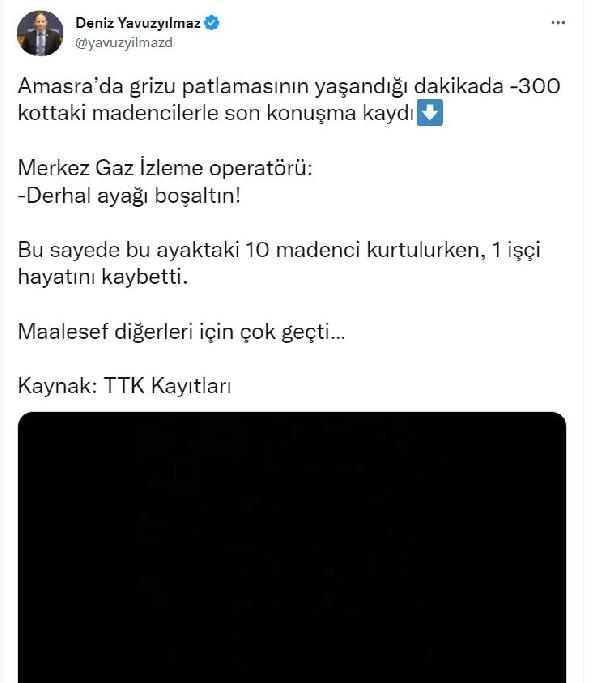 Amasra'daki maden faciasında ses kaydı ortaya çıktı