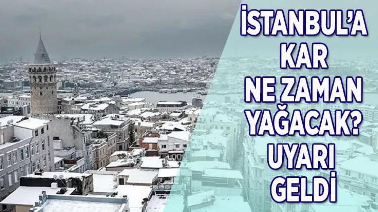 İSTANBUL'A KAR NE ZAMAN YAĞACAK? Uyarı üstüne uyarı geliyor! İstanbul'da kar yağışı ne zaman başlayacak?