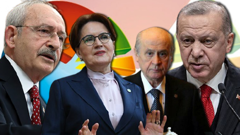 Son seçim anketi sonucunda eridiler: AKP ve MHP'de kayıp 24 puan