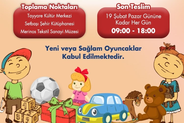 Bursa 'oyuncak'larını paylaşıyor