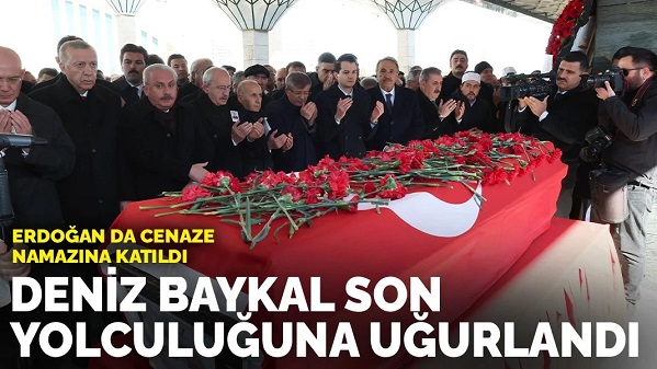 Deniz Baykal son yolculuğuna uğurlandı: Erdoğan da cenaze namazına katıldı