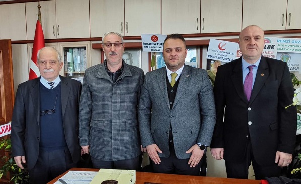 Tek Gıda İş Rize il başkanı Feyiz Ziyaretlere Devam Ediyor