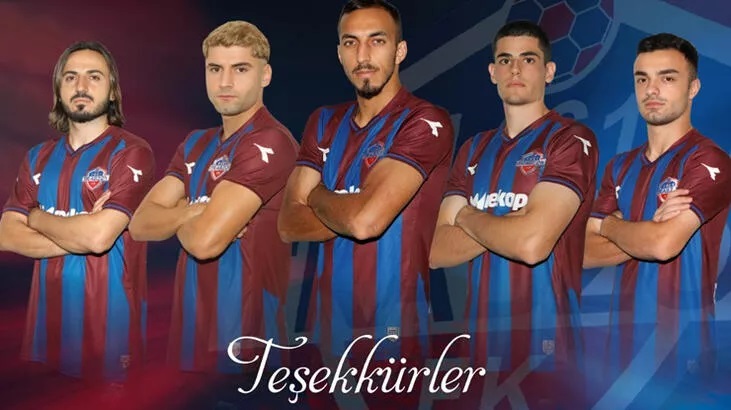 1461 Trabzon'da 5 futbolcu ile yollar ayrıldı
