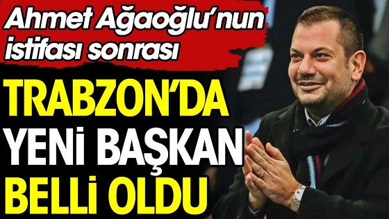 Trabzonspor'un yeni başkanı belli oldu