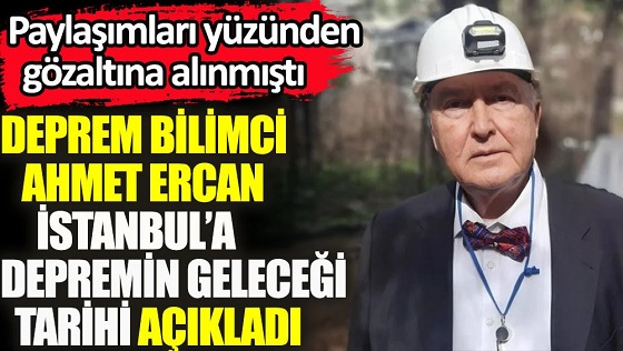 Deprem bilimci Ahmet Ercan İstanbul’a depremin geleceği tarihi açıkladı. 