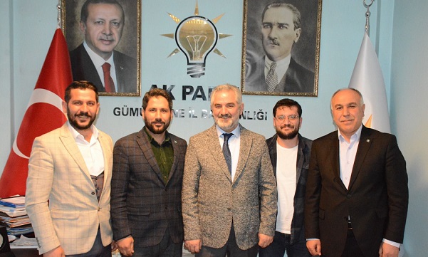 TÜGVA’dan Ak Parti İl Başkanı Erdoğdu'ya “hayırlı olsun” ziyareti
