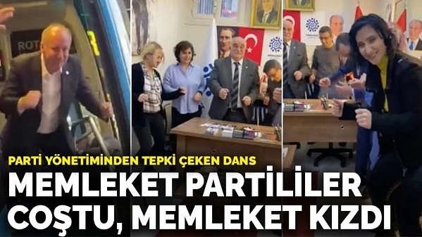 Memleket Partisi yönetiminden tepki çeken dans: Memleket partililer coştu, memleket kızdı