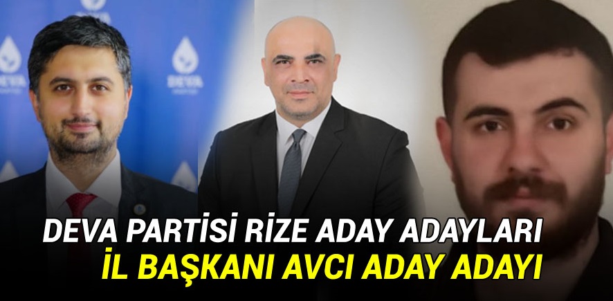 Deva Partisi Rize Milletvekili Aday Adaylarını Tanıttı