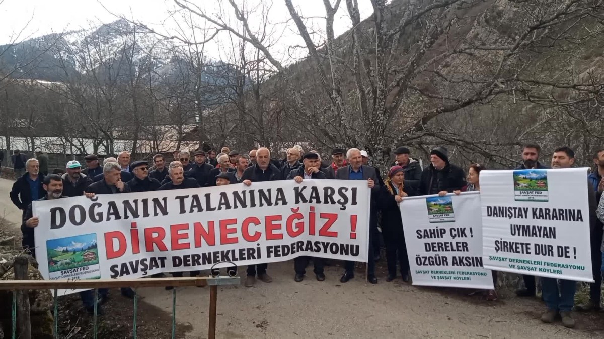 Artvin’de Çevreciler HES’ e Karşı Ayaklandı!