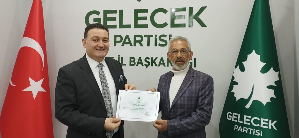 Gelecek Partisi Ardeşen İlçe Başkanlığına Çağatay Atandı