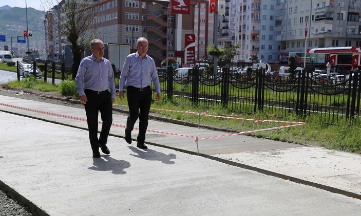 Başkan Metin Yatırımları İnceledi
