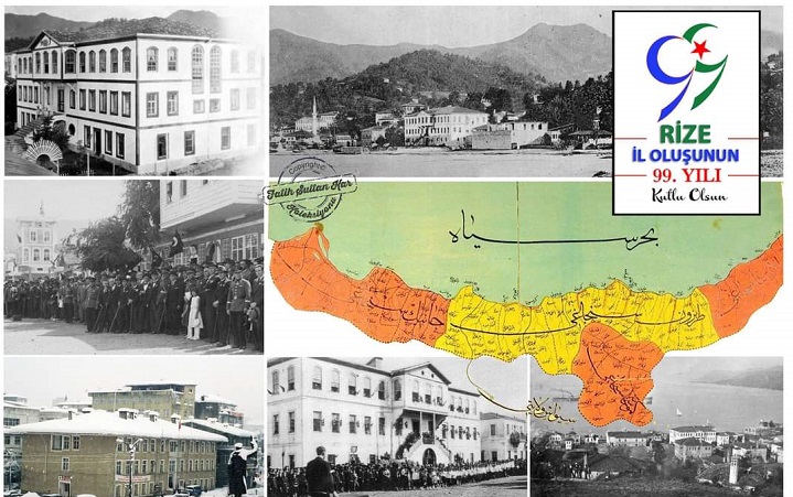 Rize'nin İl Oluşunun 99. Yılı Anısına Lazistan Sancağından Rize Vilayetine
